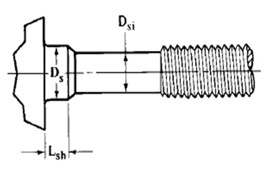 Dimensions of Metric Hex Bolts & Hex Screws with Reduced Body Diameters